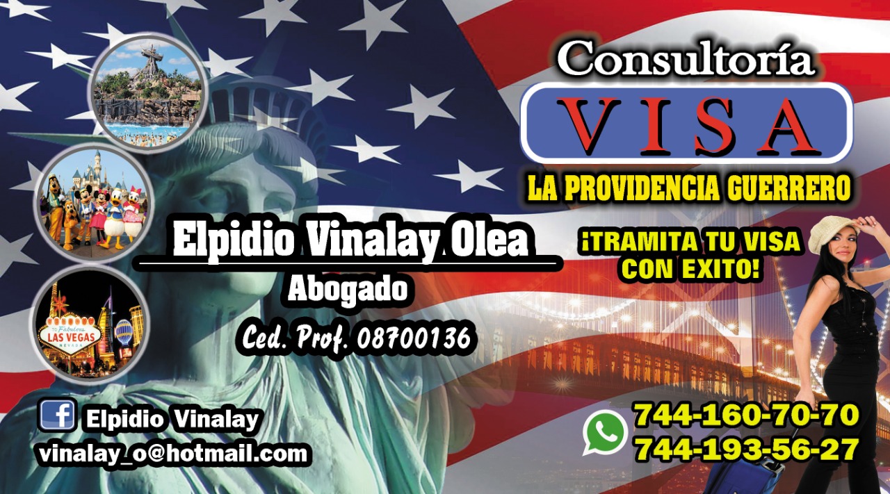 Consultoría VISA La Providencia Guerrero - Elpidio Vinalay Olea